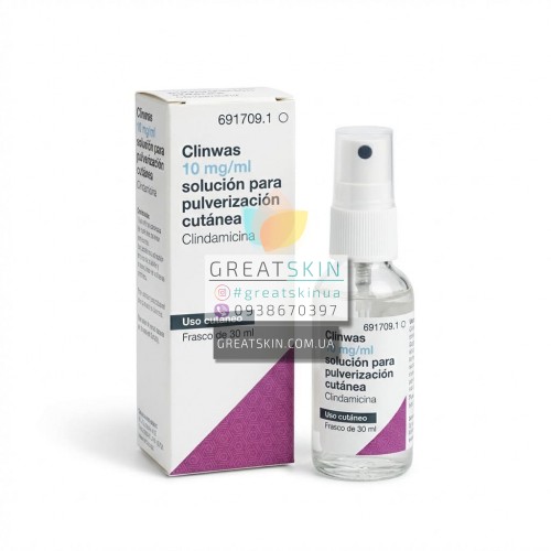 Clinwas розчин 1% (кліндаміцин) | 30мл